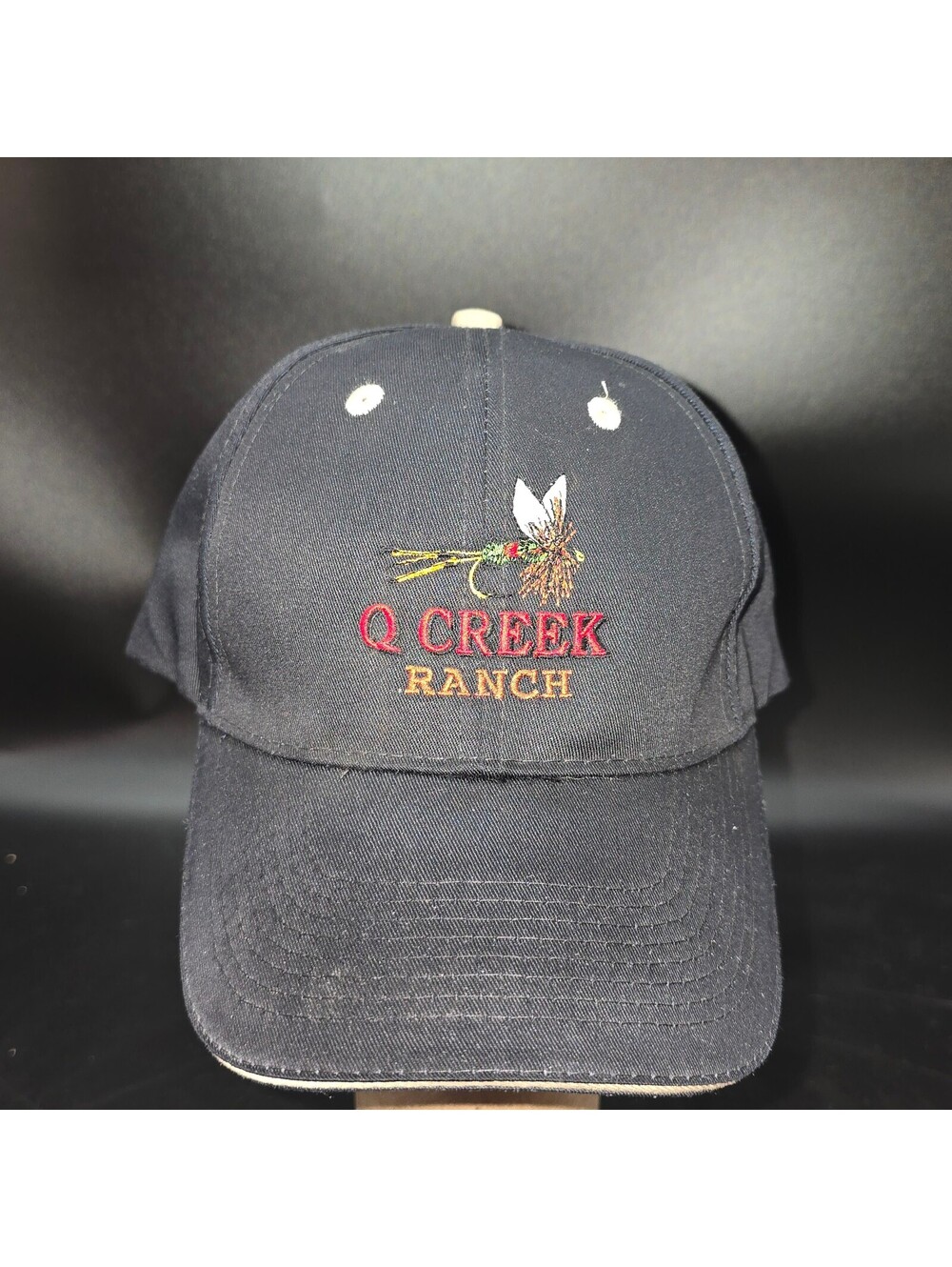 Vintage Q Creek Ranch Wyoming Fly Fishing Hat - Grandpacore / Gorpcore VTG Cap